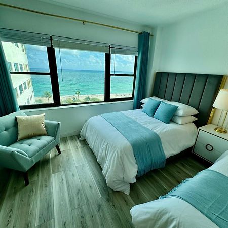 Directly On The Beach With Pool & Ocean View Miami Beach Zewnętrze zdjęcie