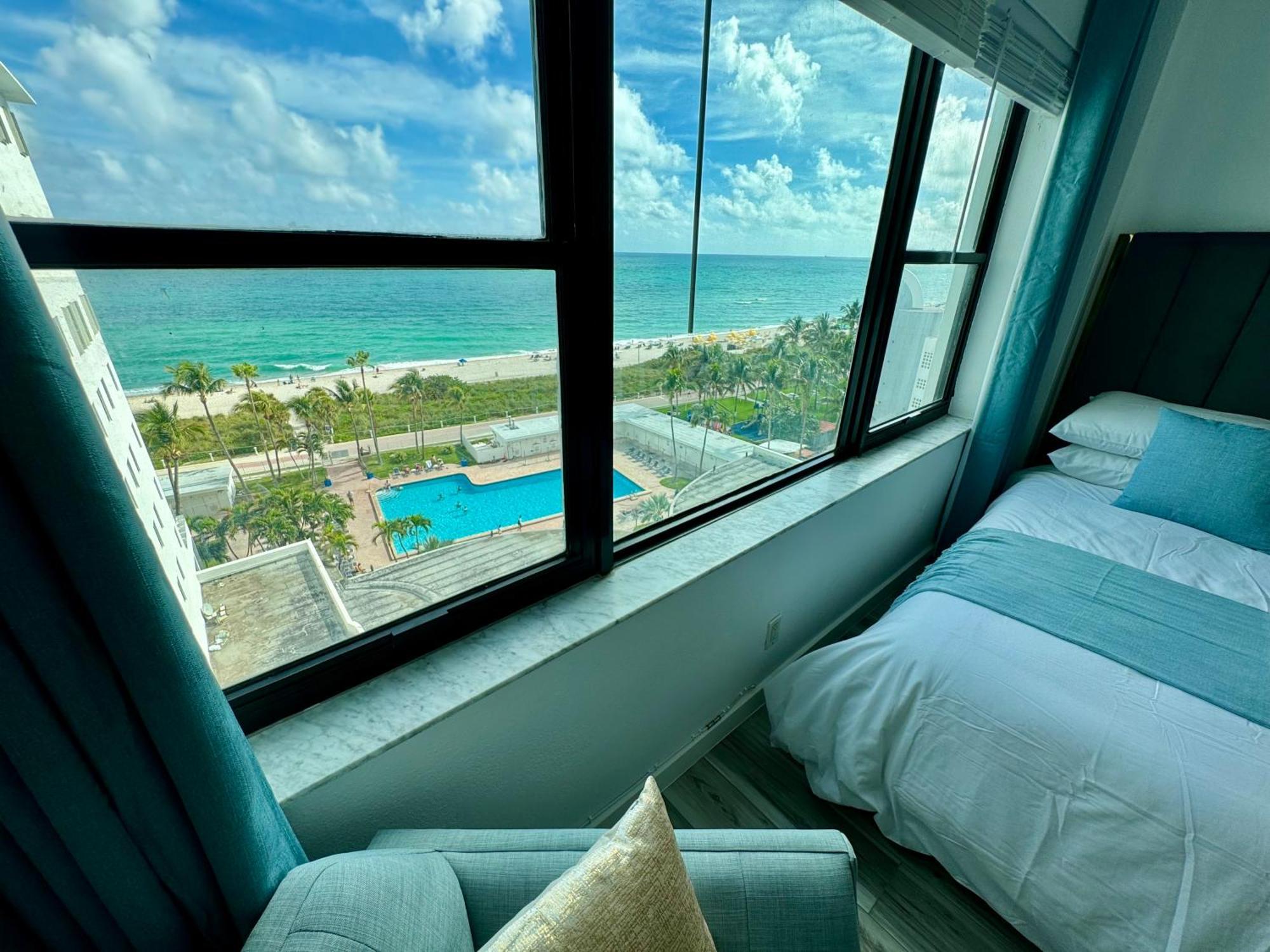 Directly On The Beach With Pool & Ocean View Miami Beach Zewnętrze zdjęcie