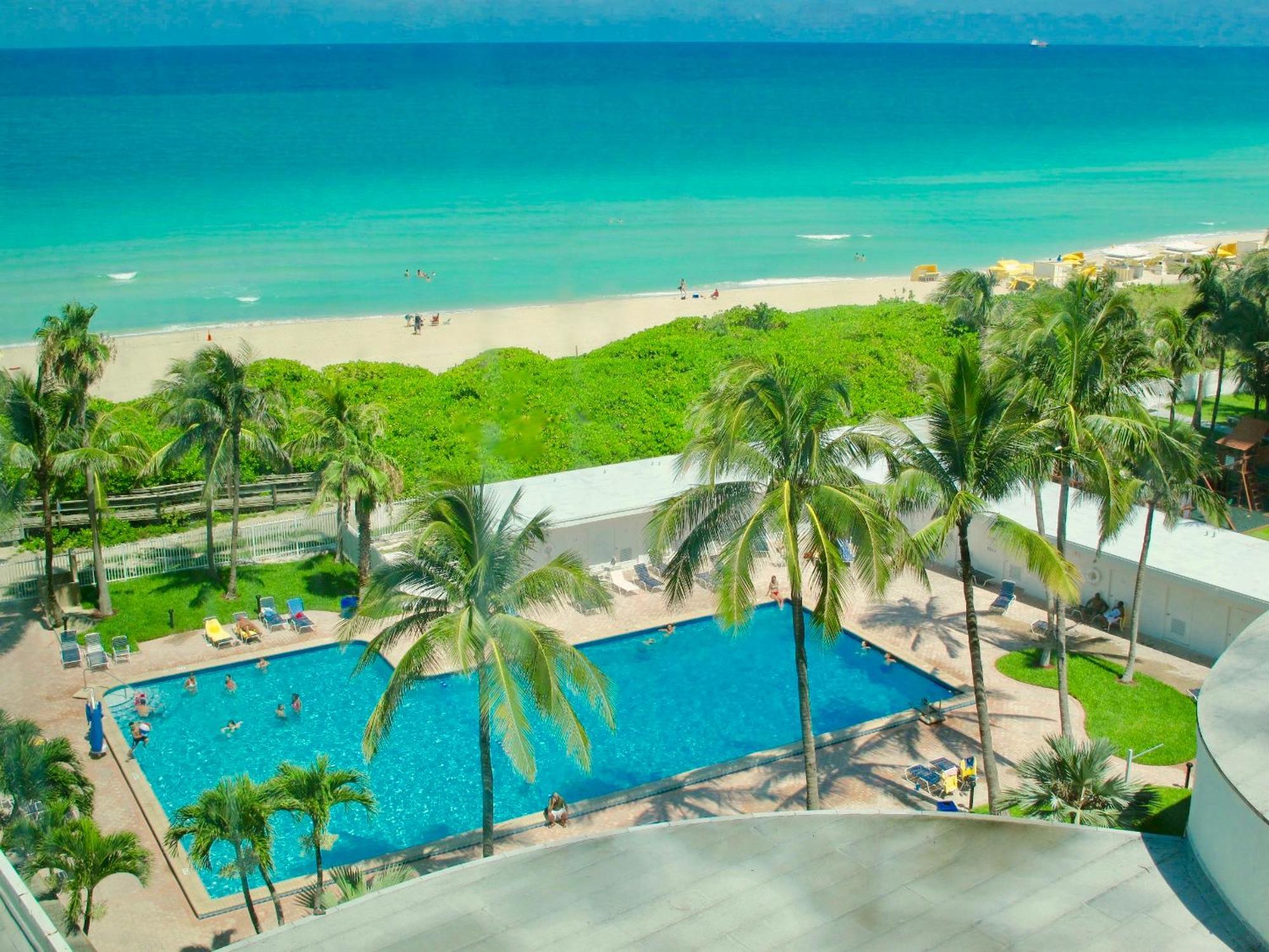 Directly On The Beach With Pool & Ocean View Miami Beach Zewnętrze zdjęcie